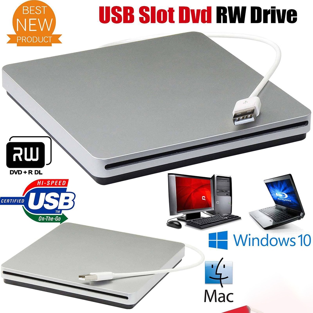 USB ܺ  DVD CD RW ̺  Superdrive Ʈ ũž Ʈ ޴ DVD ۰